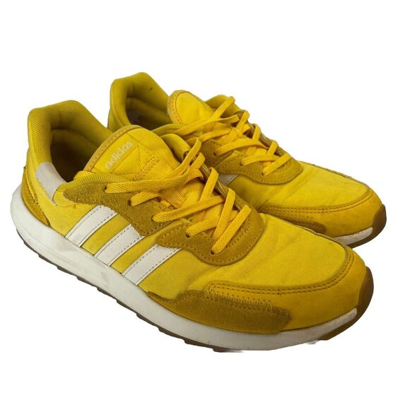 adidas Shoes - Adidas Neo Retrorun Yellow/White EG42 13 Size 8.5